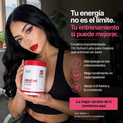 Creatina Old School: Fuerza y definición 🍑