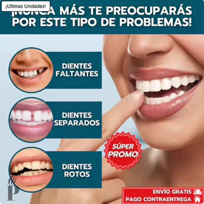 Carillas  SmileInstant™: ocultan manchas, espacios y torceduras en minutos, desde casa
