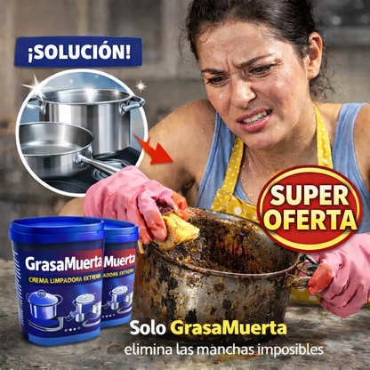 ¡Promocion Grasamuerta! - Pasta Quita Grasa Profunda de Ollas y Utensilios