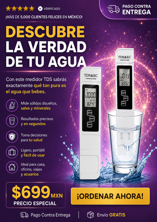 Medidor de calidad del agua