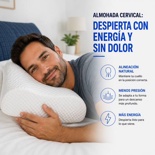 Almohada Cervical: Despierta Con Energía y Sin Dolor