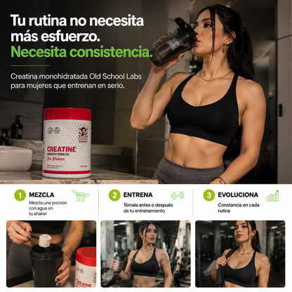 Creatina Old School: Fuerza y definición 🍑