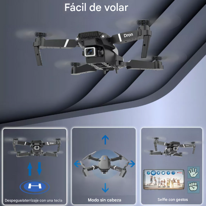 DRON E88 Pro Max – El dron que graba tus mejores momentos en HD desde el primer vuelo.